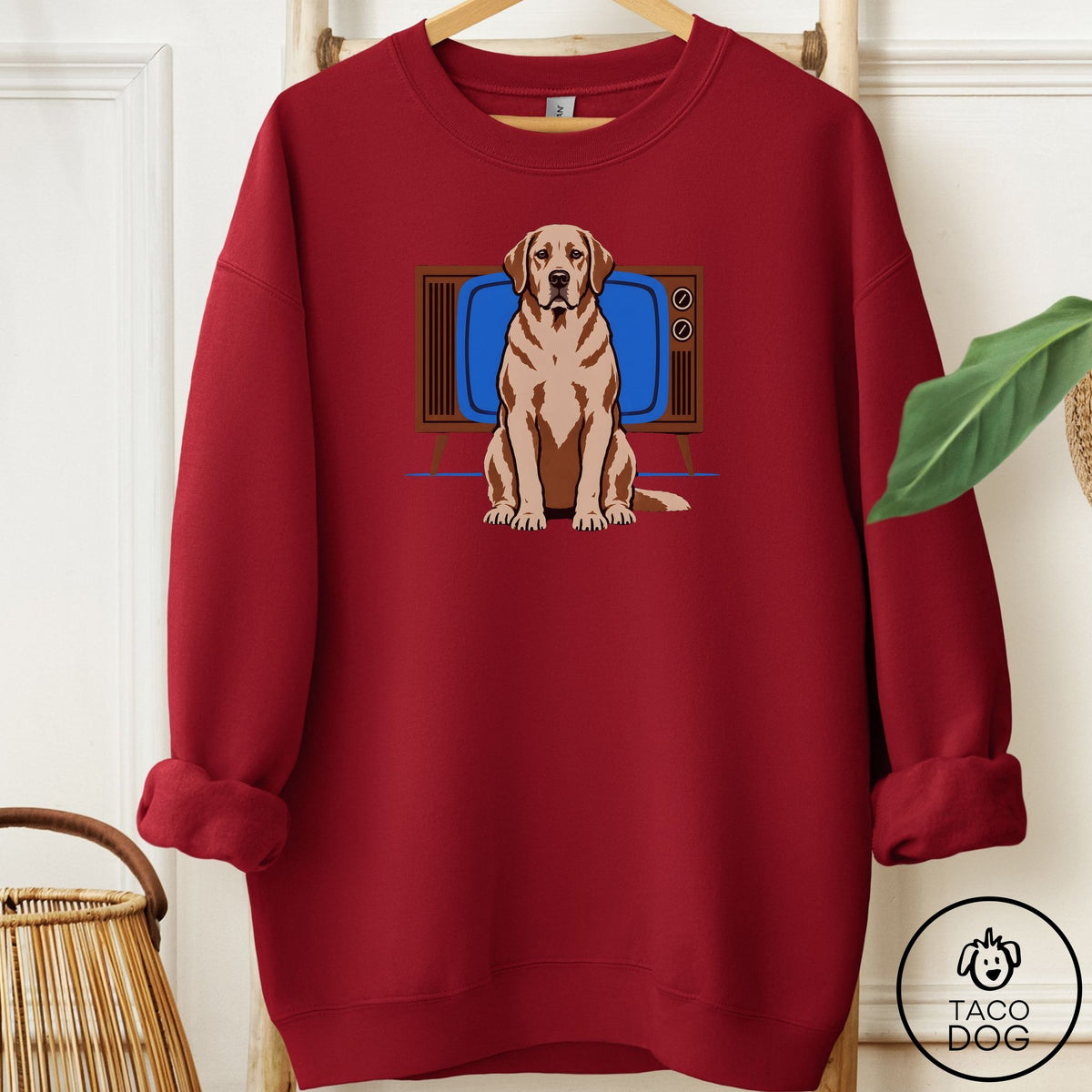 Labrador Retriever Program Sweatshirt Garnet Taco-Dog
