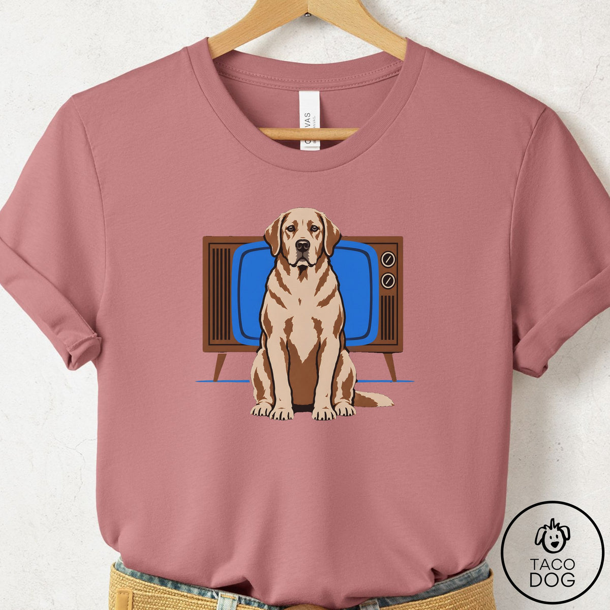 Labrador Retriever Program T-Shirt, design close-up