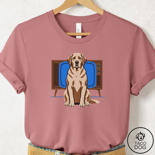 Labrador Retriever Program T-Shirt Mauve Taco-Dog