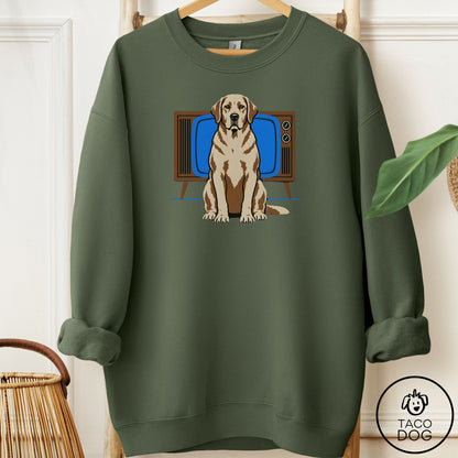 Labrador Retriever Program Sweatshirt Military Green Taco-Dog