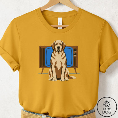 Labrador Retriever Program T-Shirt Mustard Taco-Dog