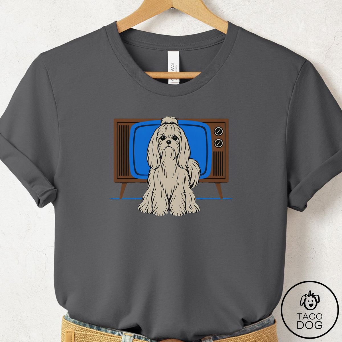 Maltese Program T-Shirt Asphalt Taco-Dog