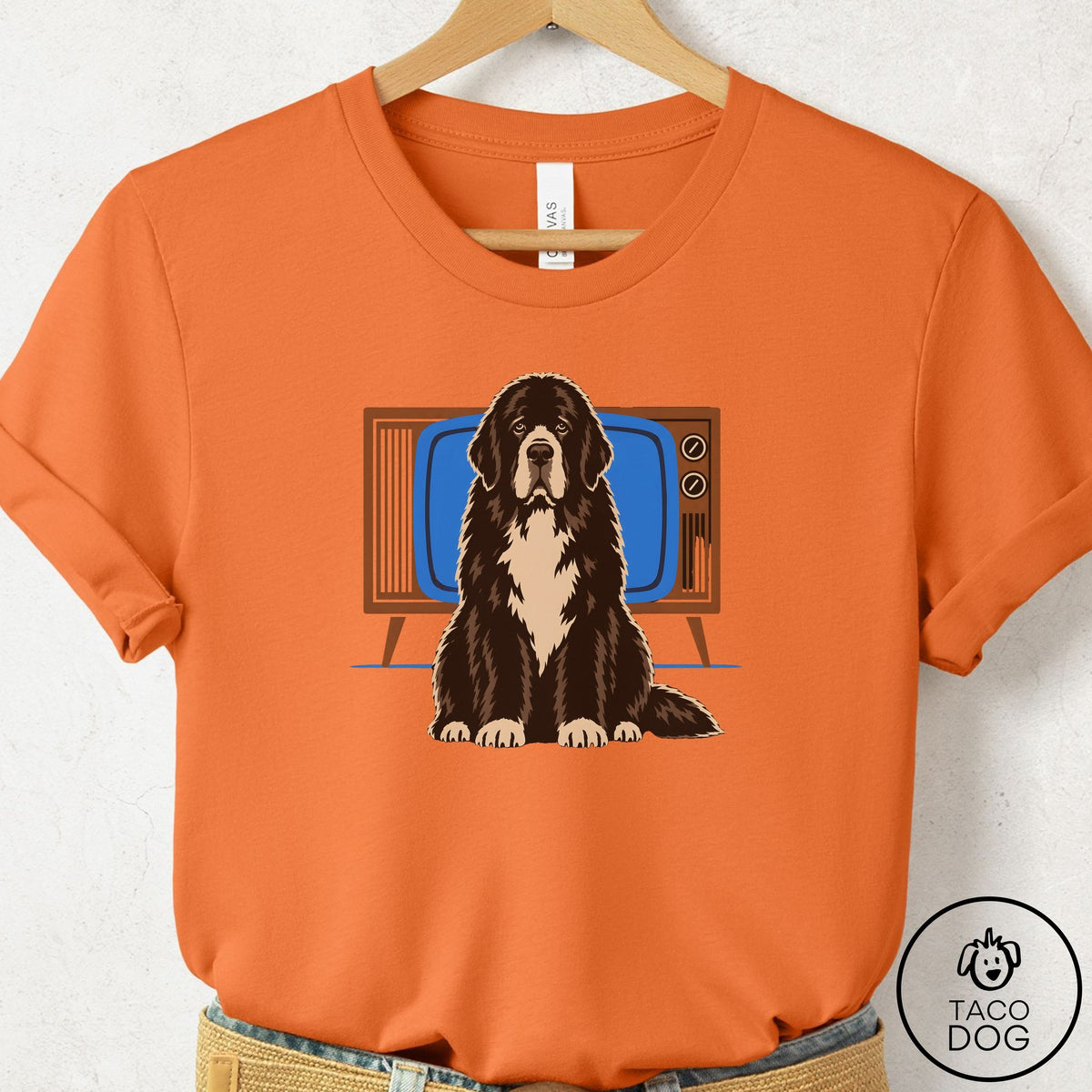 Newfoundland Program T-Shirt Burnt Orange Taco-Dog