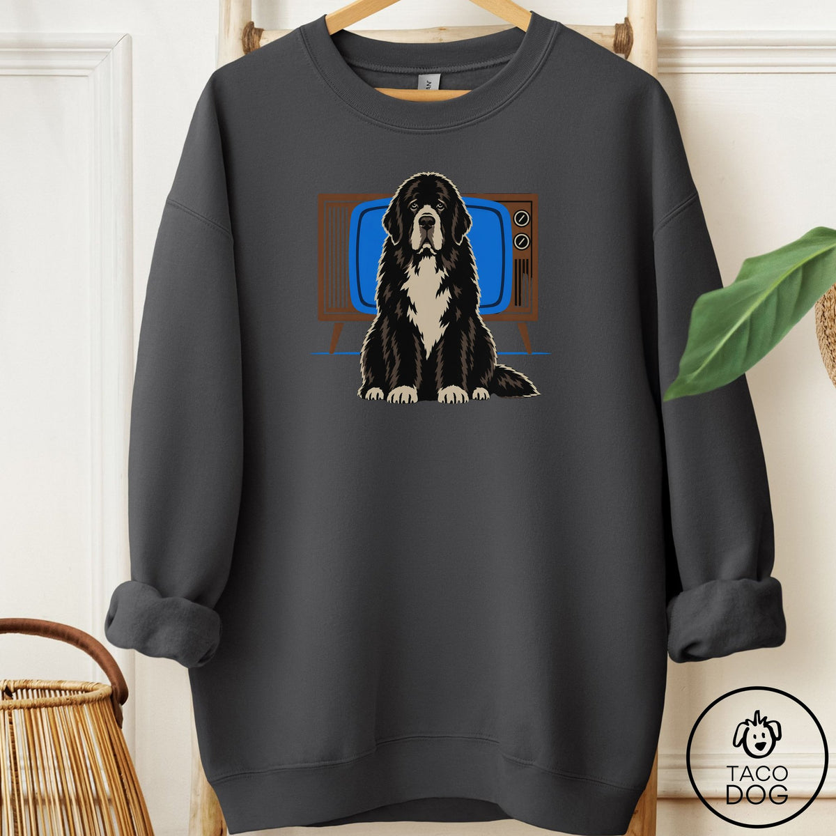 Newfoundland Program Sweatshirt Charcoal Taco-Dog