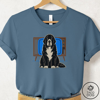 Newfoundland Program T-Shirt Steel Blue Taco-Dog