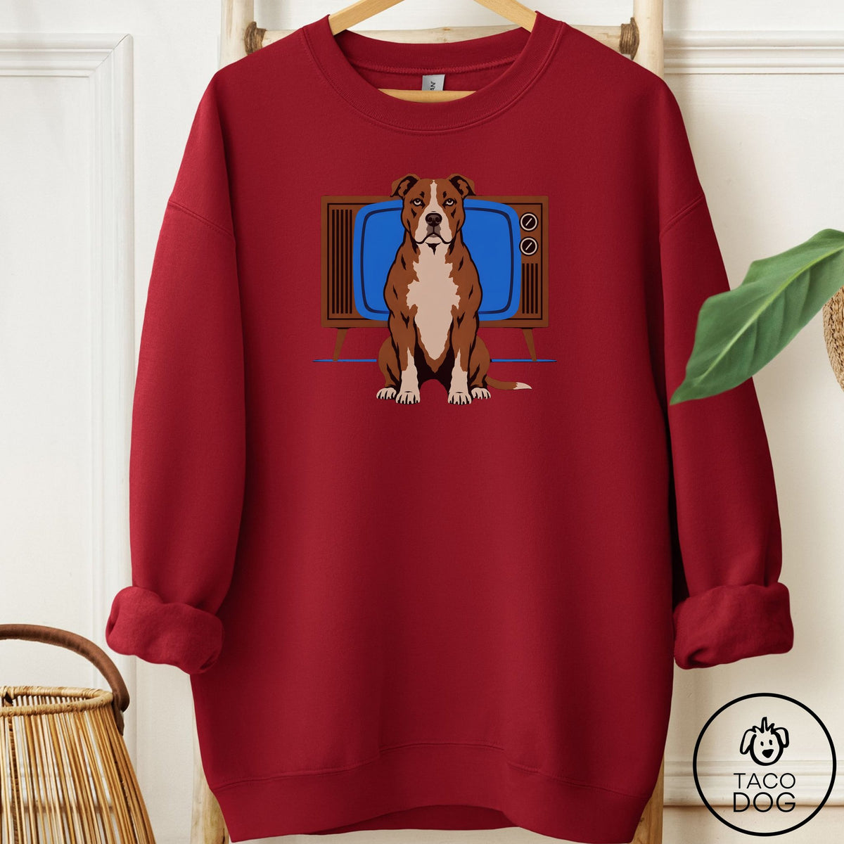 Pitbull Program Sweatshirt Garnet Taco-Dog