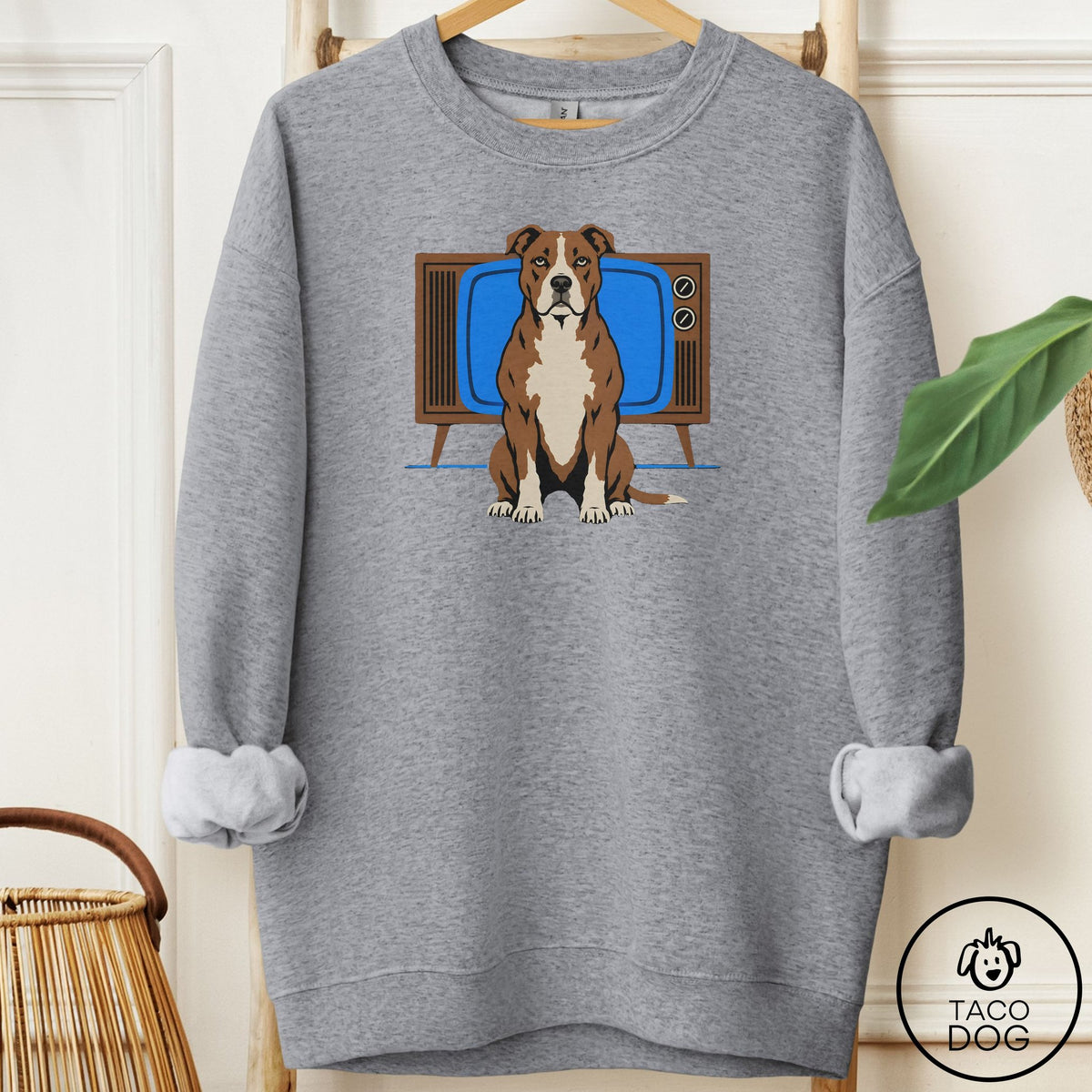 Pitbull Program Sweatshirt Graphite Heather Taco-Dog