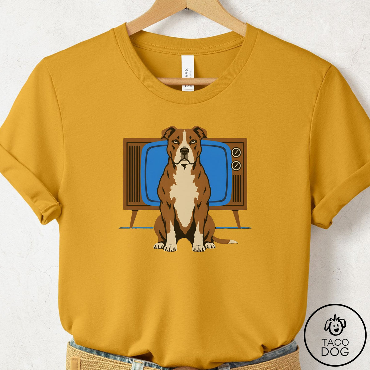 Pitbull Program T-Shirt Mustard Taco-Dog