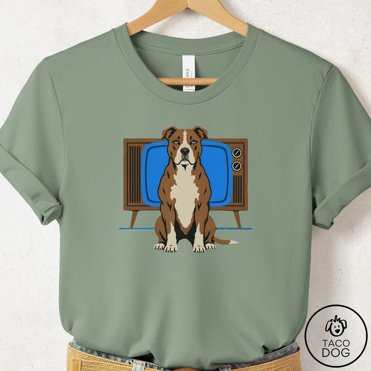 Pitbull Program T-Shirt Sage Taco-Dog