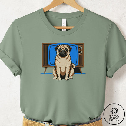 Pug Program T-Shirt Sage Taco-Dog