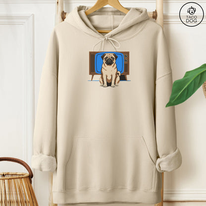 Pug Program Hoodie Sand Taco-Dog