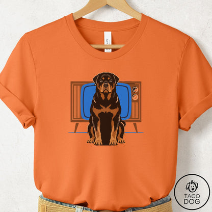 Rottweiler Program T-Shirt Burnt Orange Taco-Dog