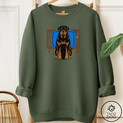Rottweiler Program Sweatshirt Military Green Taco-Dog