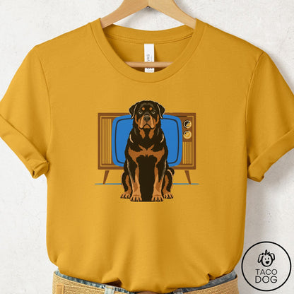 Rottweiler Program T-Shirt Mustard Taco-Dog