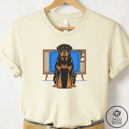Rottweiler Program T-Shirt Natural Taco-Dog