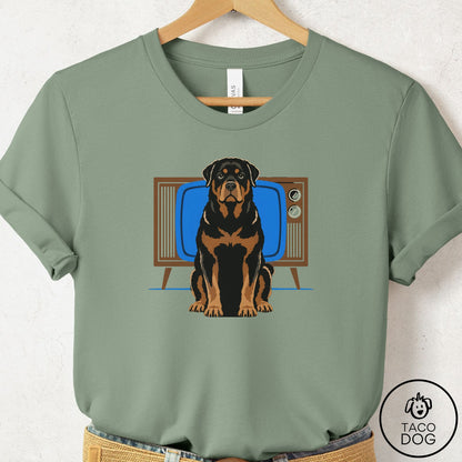 Rottweiler Program T-Shirt Sage Taco-Dog