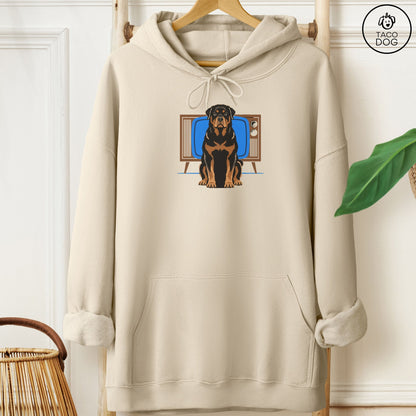Rottweiler Program Hoodie Sand Taco-Dog