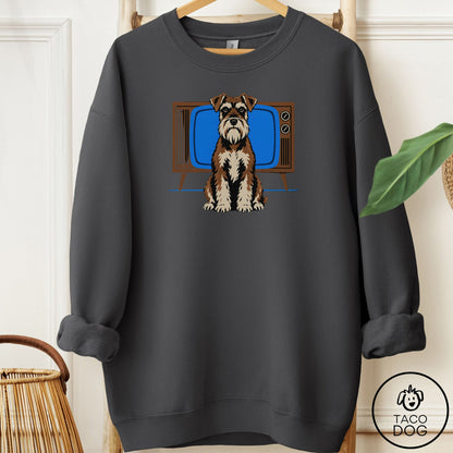 Schnauzer Program Sweatshirt Charcoal Taco-Dog