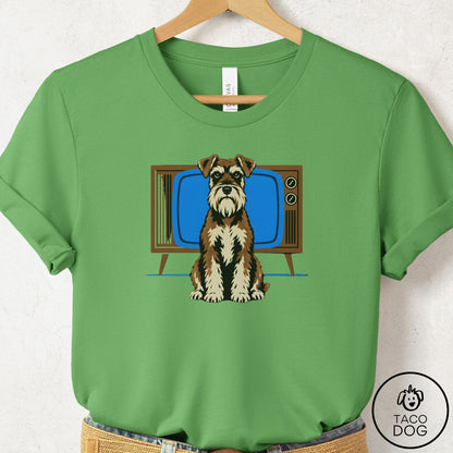 Schnauzer Program T-Shirt Leaf Taco-Dog