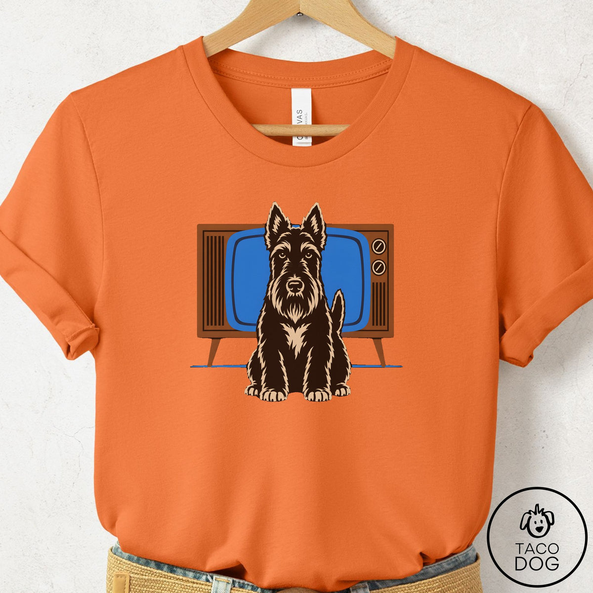 Scottie Program T-Shirt Burnt Orange Taco-Dog