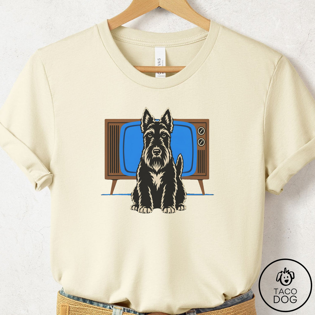 Scottie Program T-Shirt Natural Taco-Dog