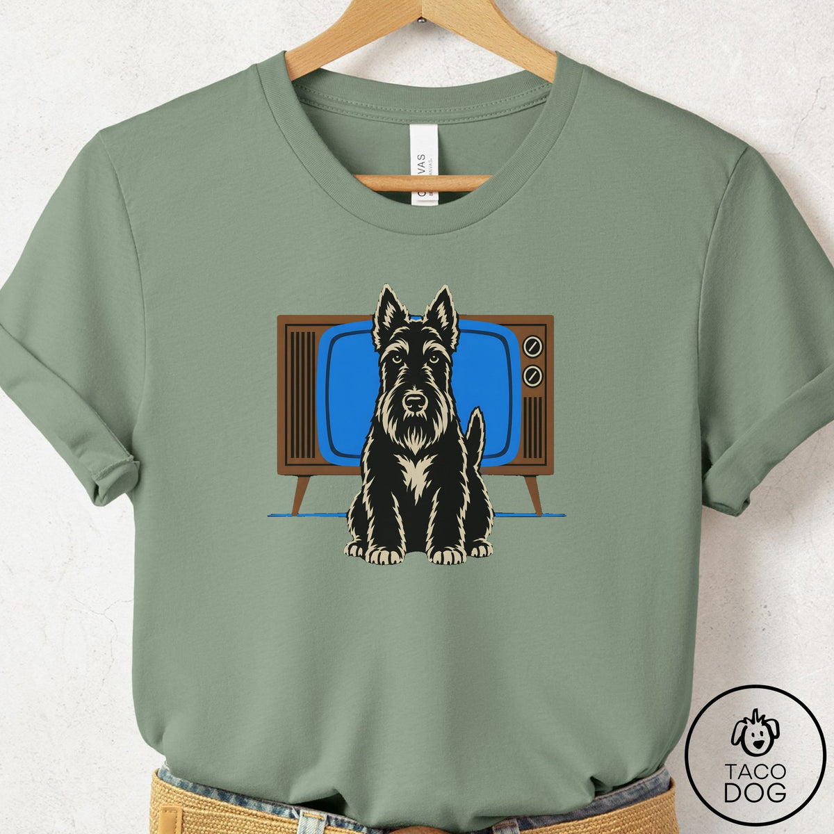 Scottie Program T-Shirt Sage Taco-Dog