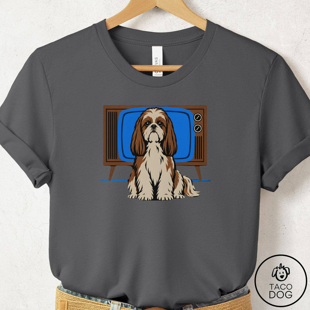 Shih Tzu Program T-Shirt Asphalt Taco-Dog