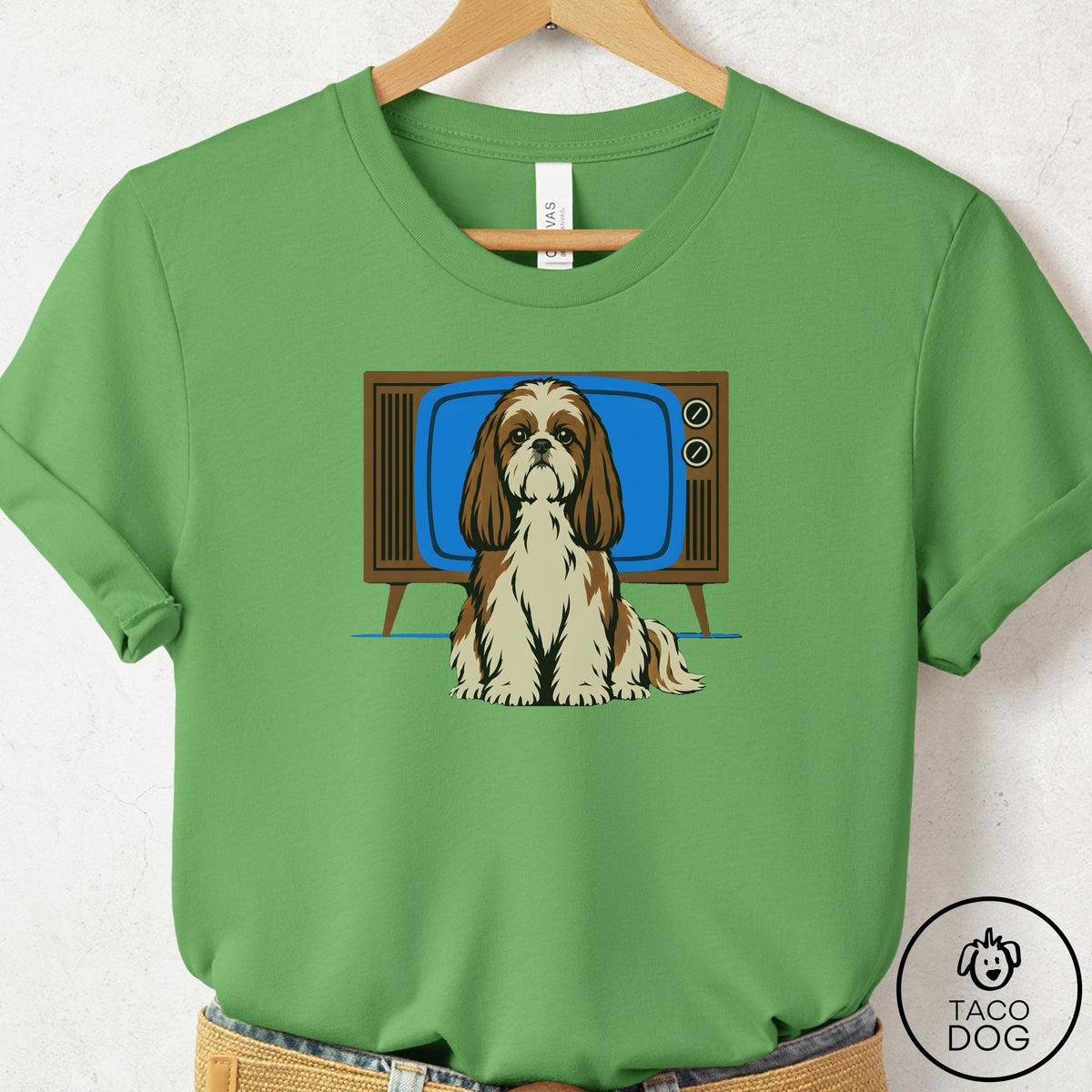 Shih Tzu Program T-Shirt Leaf Taco-Dog