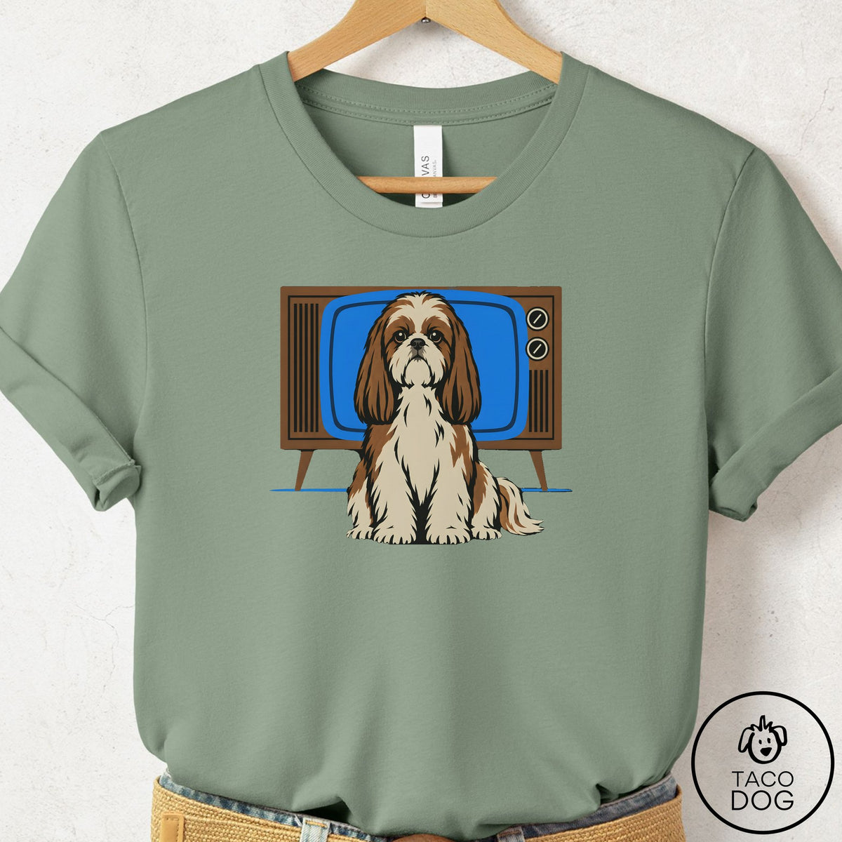 Shih Tzu Program T-Shirt Sage Taco-Dog