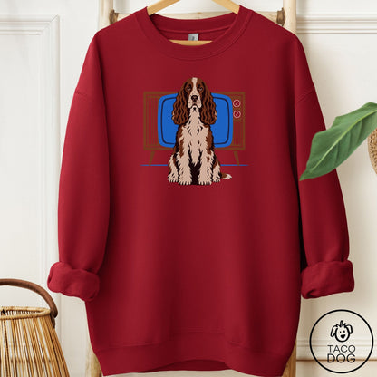 Springer Spaniel Program Sweatshirt Garnet Taco-Dog