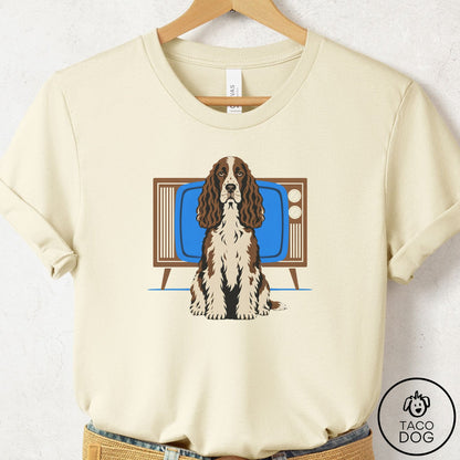 Springer Spaniel Program T-Shirt Natural Taco-Dog