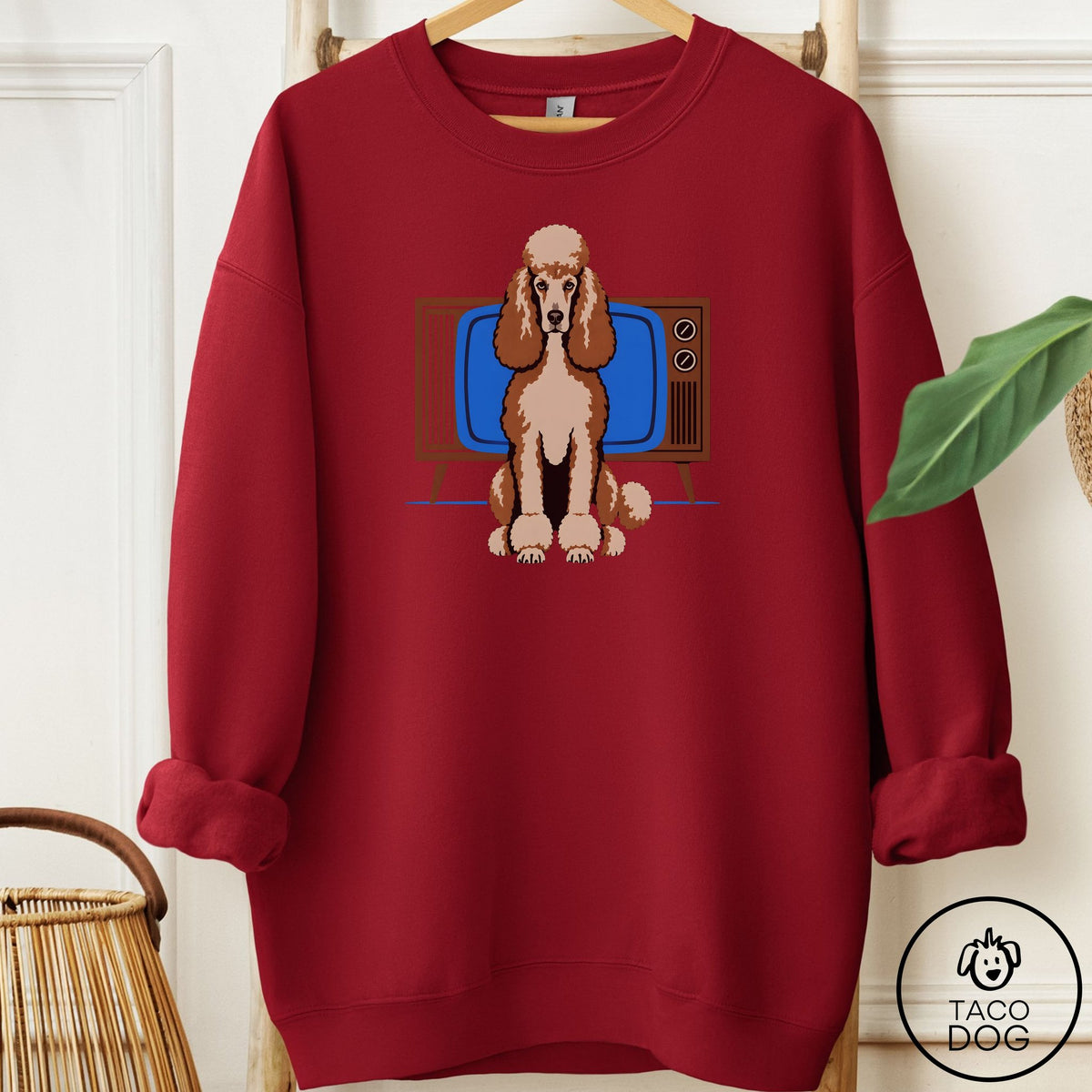 Poodle Program Sweatshirt Garnet Taco-Dog