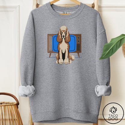 Poodle Program Sweatshirt Graphite Heather Taco-Dog