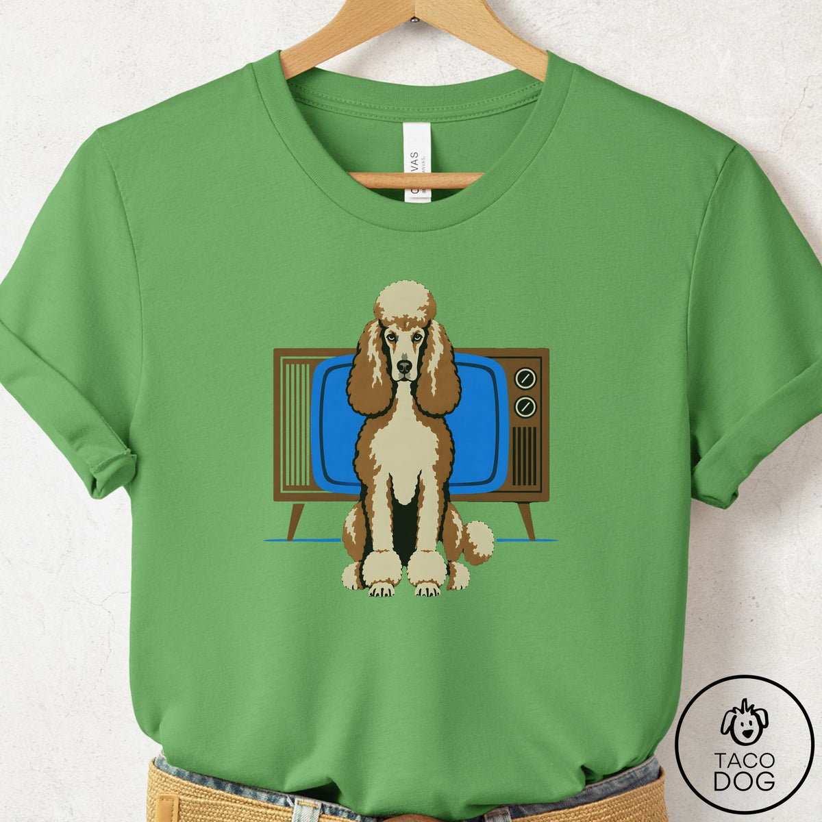 Poodle Program T-Shirt Leaf Taco-Dog
