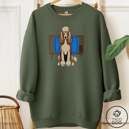 Poodle Program Sweatshirt Military Green Taco-Dog