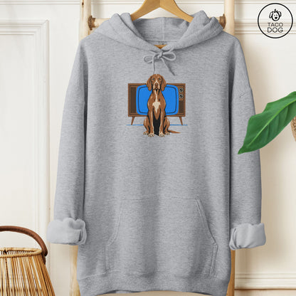 Vizsla Program Hoodie Graphite Heather Taco-Dog