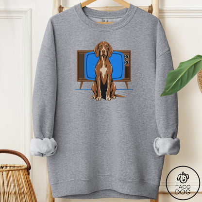 Vizsla Program Sweatshirt Graphite Heather Taco-Dog
