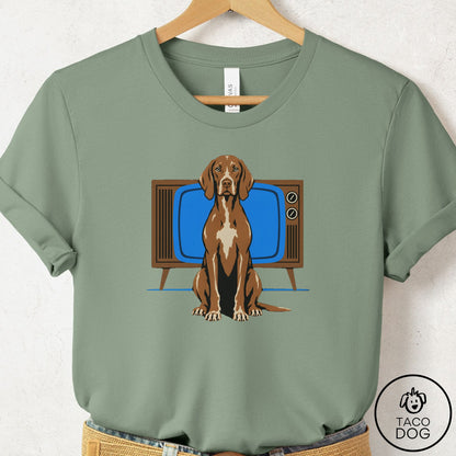 Vizsla Program T-Shirt Sage Taco-Dog