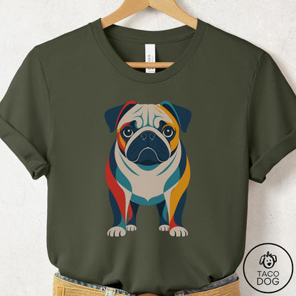 Pug Color Block T-Shirt