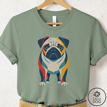Pug Color Block T-Shirt