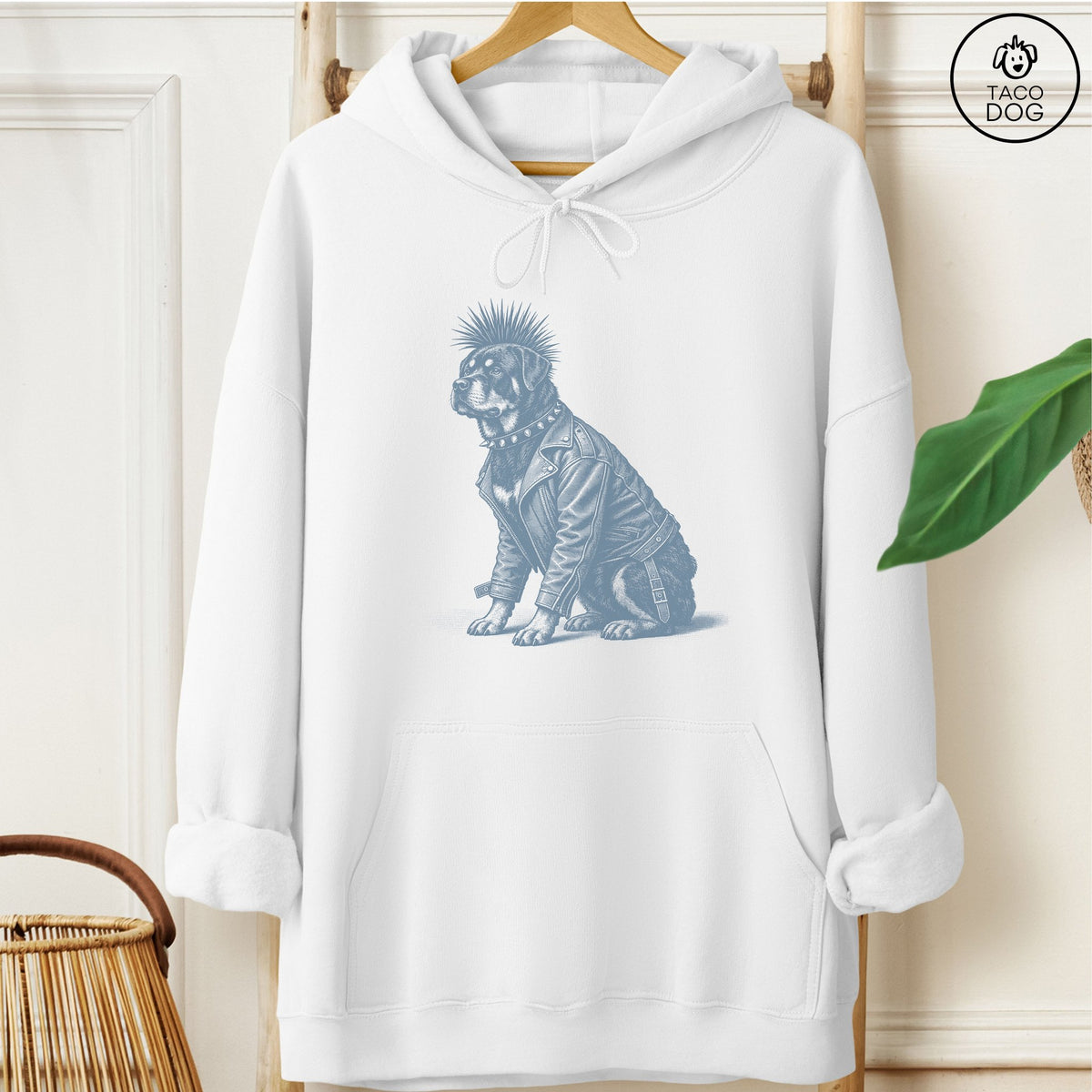 Rottweiler Punk Hoodie
