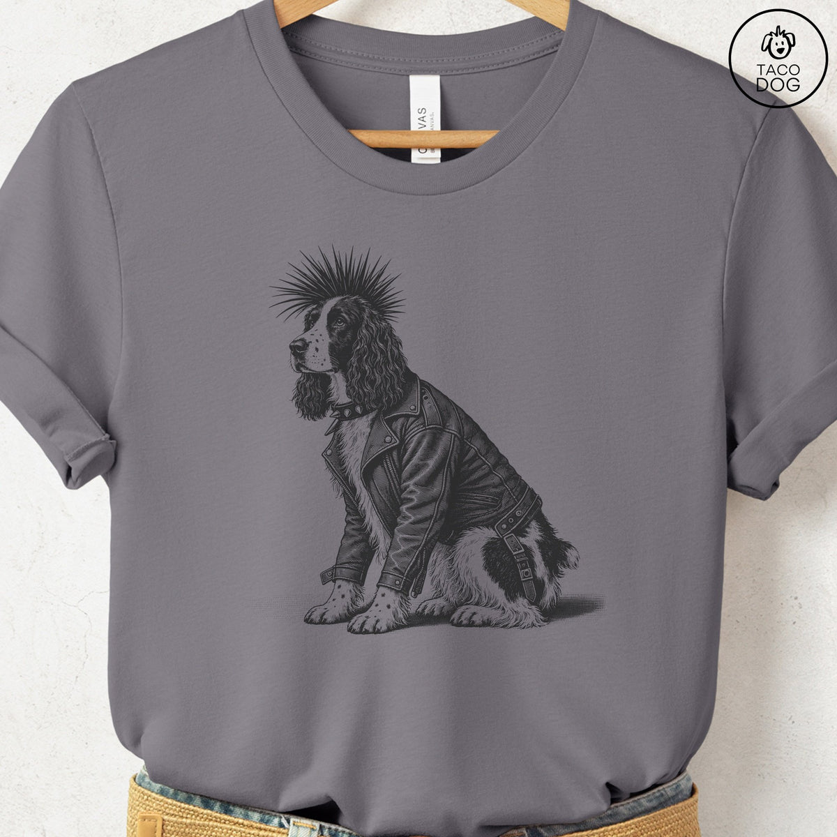 Springer Spaniel Punk T-Shirt