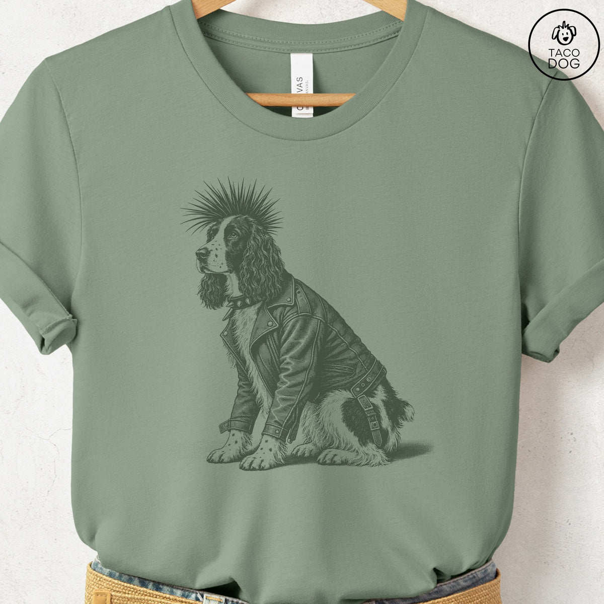 Springer Spaniel Punk T-Shirt