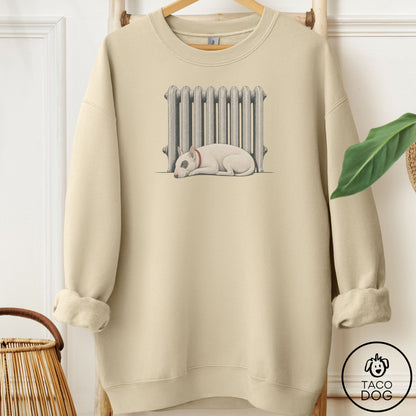 Bull Terrier Radiator Sweatshirt Sand Taco-Dog