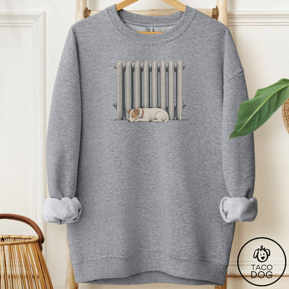 Jack Russell Radiator Sweatshirt Graphite Heather Taco-Dog