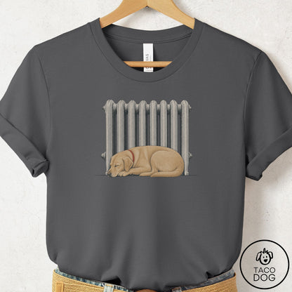 Labrador Retriever Radiator T-Shirt Asphalt Taco-Dog