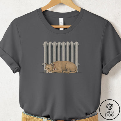 Pitbull Radiator T-Shirt Asphalt Taco-Dog