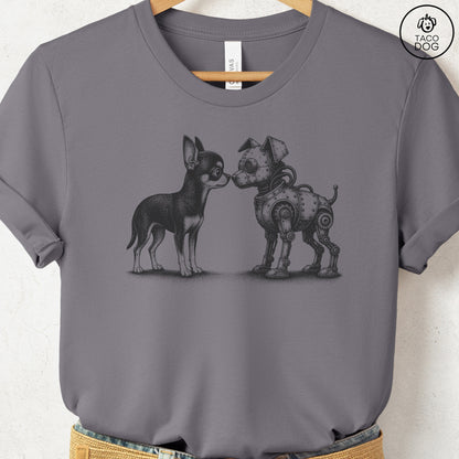 Chihuahua Robot Dog T-Shirt Storm S Taco-Dog