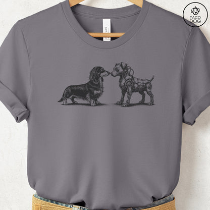 Dachshund Robot Dog T-Shirt Storm S Taco-Dog