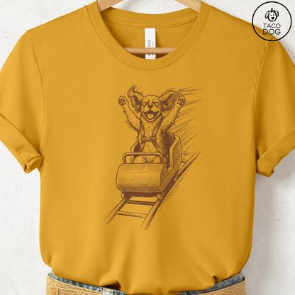 Cavalier King Charles Spaniel Roller Coaster T-Shirt Taco-Dog